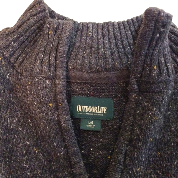 Outdoor Life 1/4 Zip Sweater - Picture 1 of 5